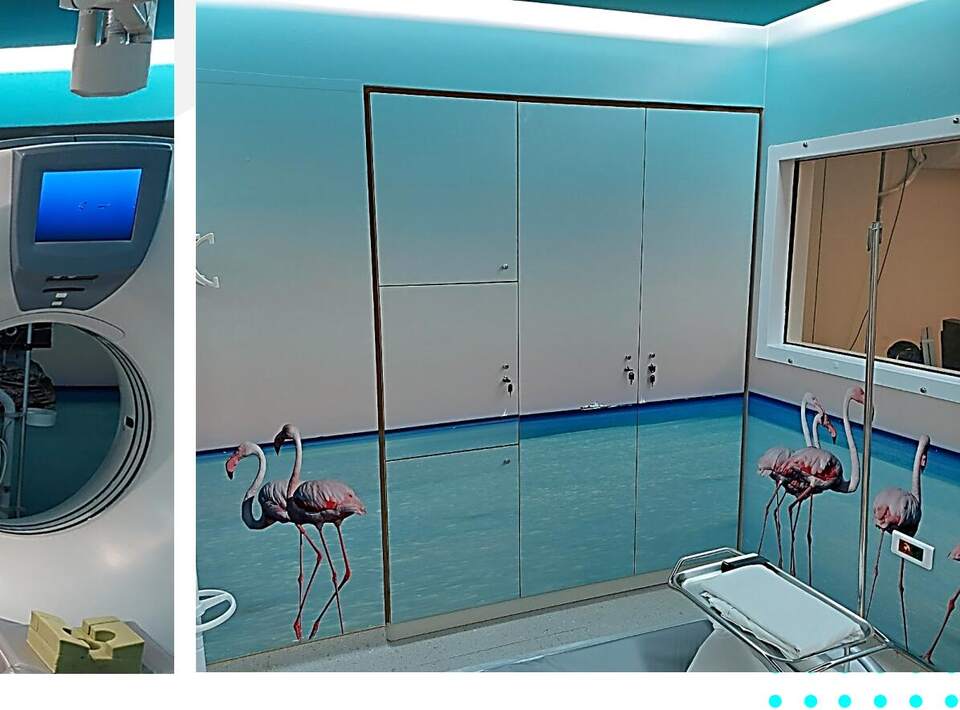 CT room mural, Affidea