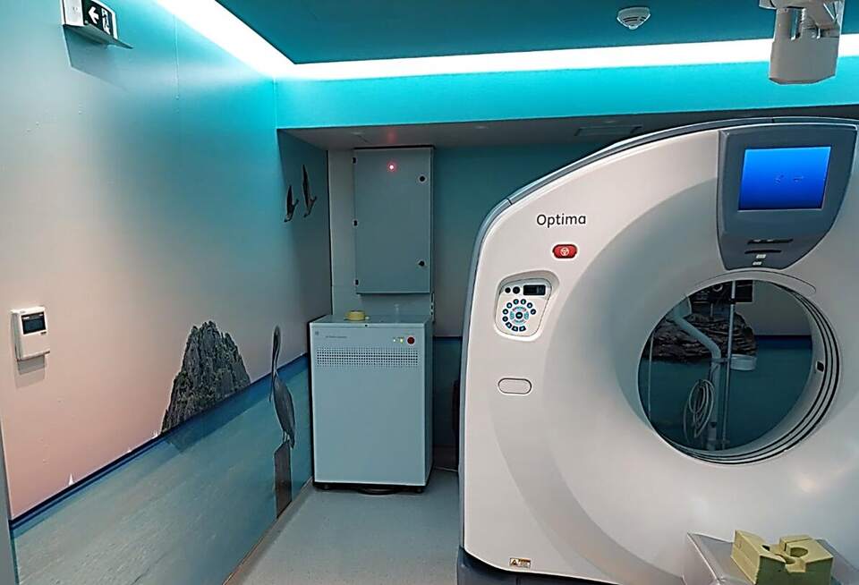 Scanner room graphics, Affidea