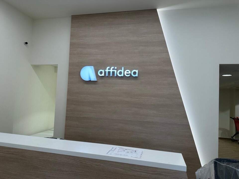 Reception logo, Affidea