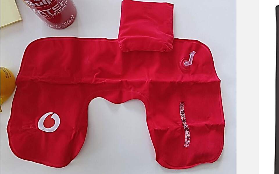 Travel pillow, Vodafone
