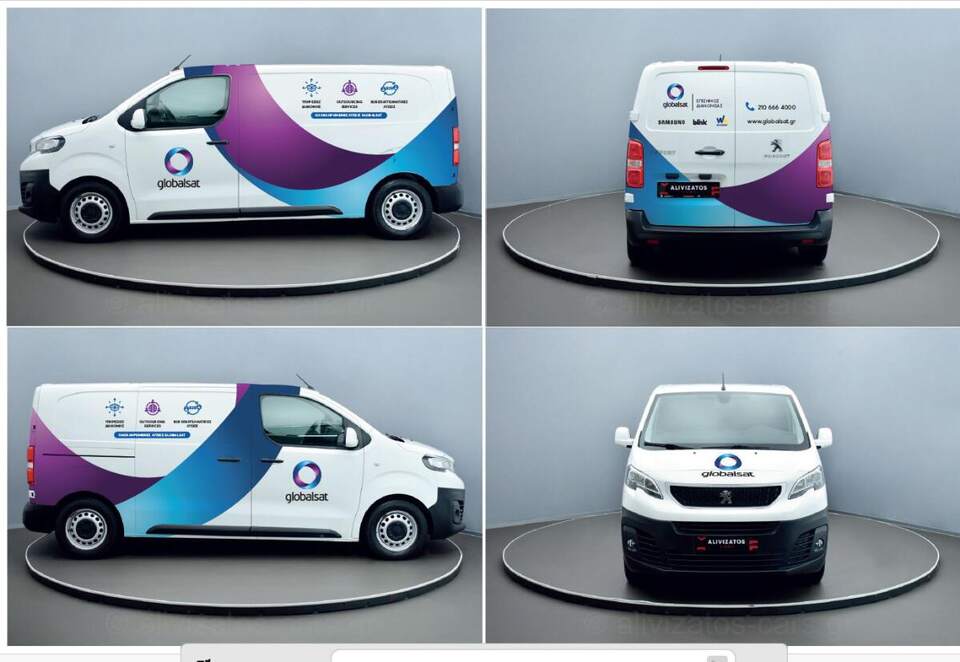 Company van wrap, Fleet livery