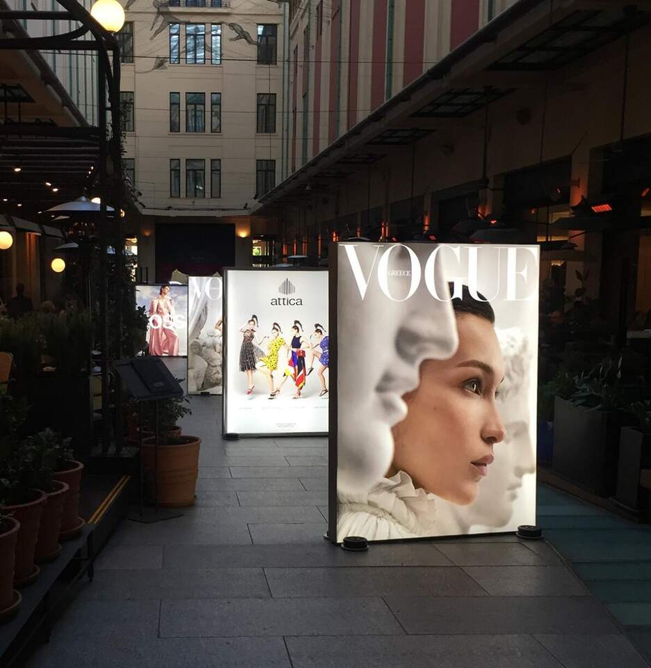 Lightbox towers, Vogue