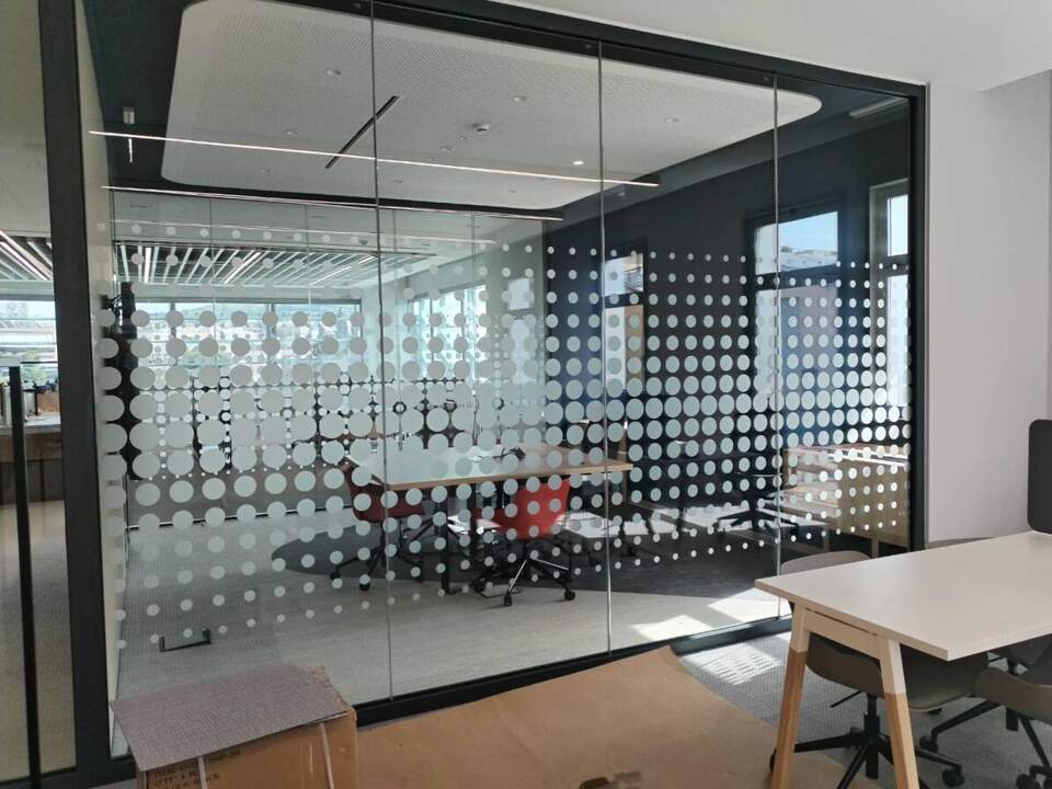 Meeting room film, Office branding