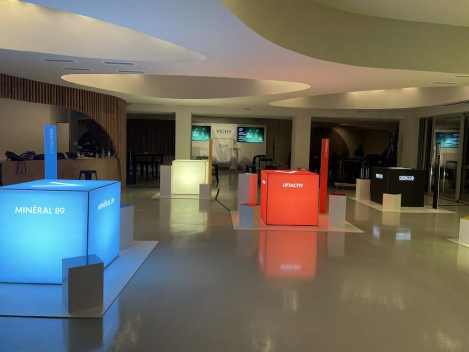 Minéral 89 light cubes, VICHY