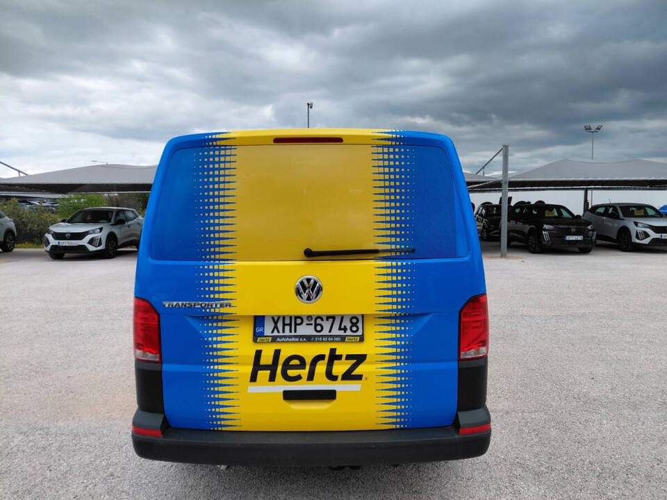 Van rear livery, Hertz